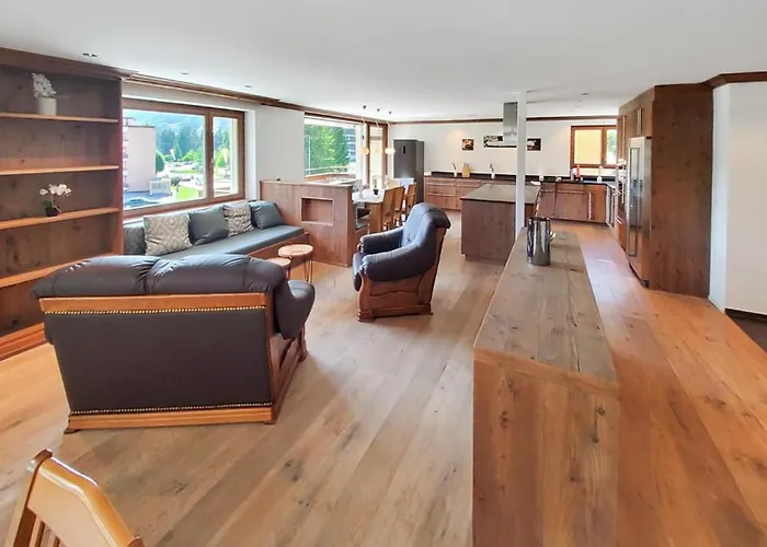 Luxurioeses Penthouse In Modern Hochwertig Apartamento Davos